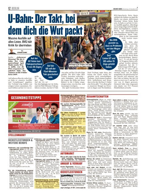 Berliner Kurier 22.11.2018