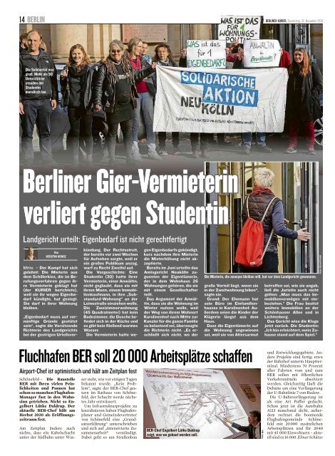 Berliner Kurier 22.11.2018