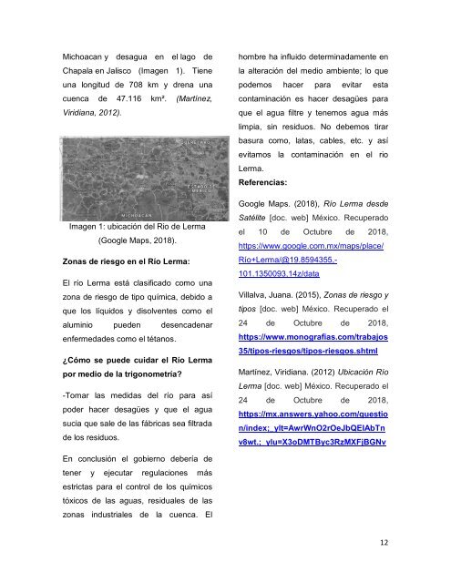 Revista Digital "Contaminacion del agua por Aluminio". 