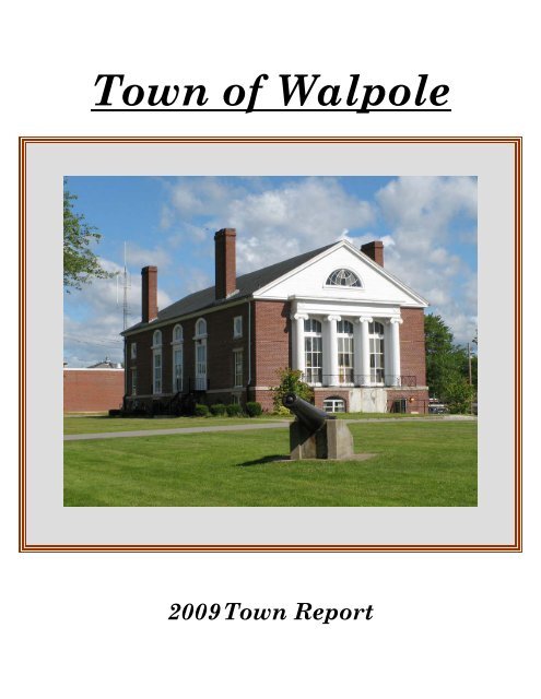 Hazardous Moving Violations 2009 - Town of Walpole,MA