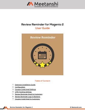 Magento 2 Review Reminder