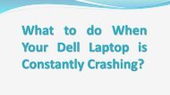 What to do when your Dell laptop is constantly crashing-converted