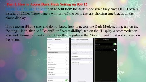 iOS 12 Dark Mode Everything You Want to Know