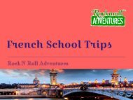 Get the Best Offers on French School Trips 