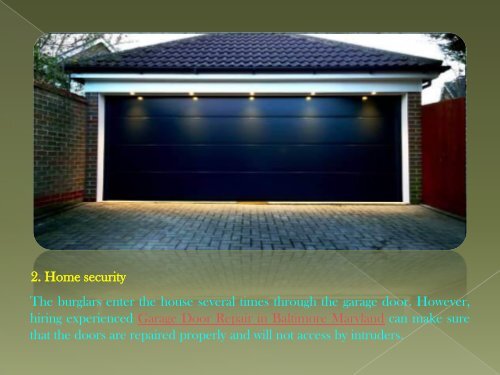 Reasons why Homeowners Prefer to Hire professional Garage Door Repair Services