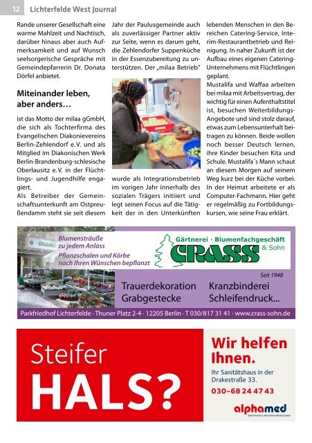 Lichterfelde West Journal Dez/Jan 2018