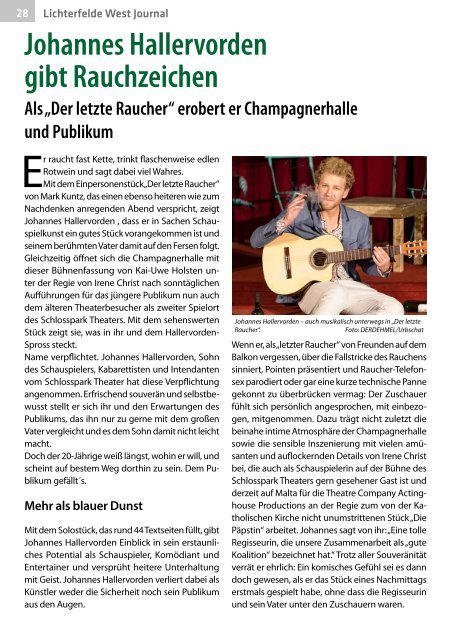 Lichterfelde West Journal Dez/Jan 2018