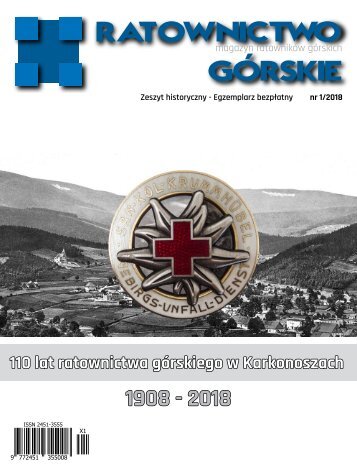 Ratownictwo Gorskie Zeszyt Historyczny Nr 1/2018