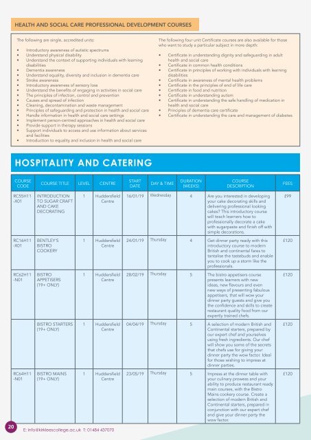 Adult Course Guide January 2019