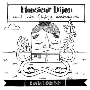 Monsieur Dijon and his flying croissant