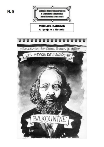 NUMERO 5 - BAKUNIN A IGREJA E O ESTADO