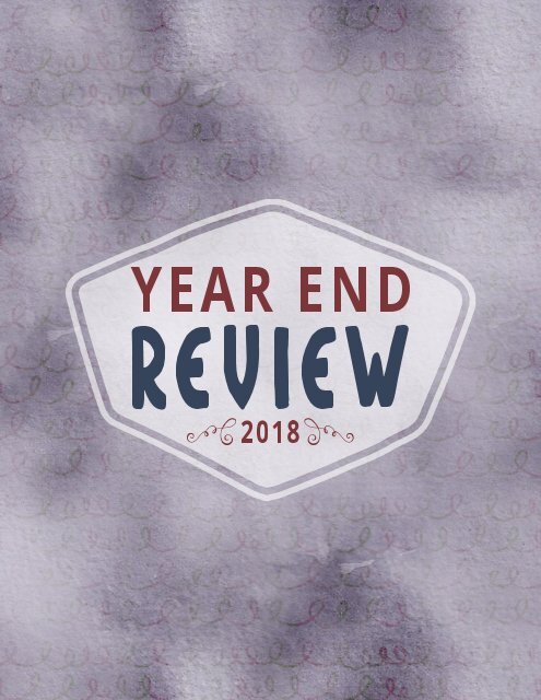 Year End Review LETTER