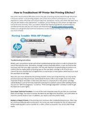 How to Troubleshoot HP Printer Not Printing Glitches.docx