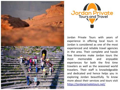 Welcome to Jordan Private Tours