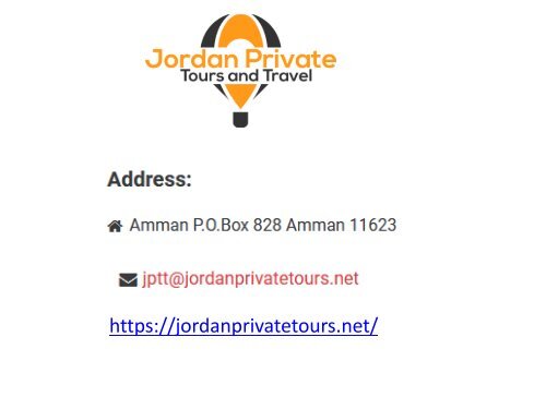 Welcome to Jordan Private Tours