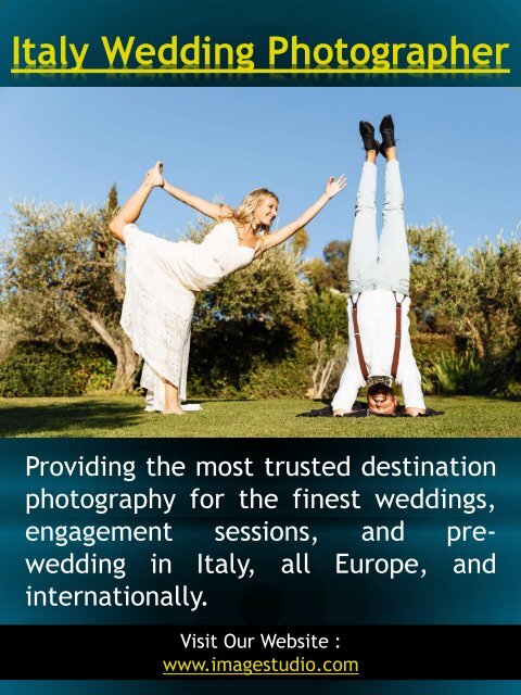 Italy wedding photographer