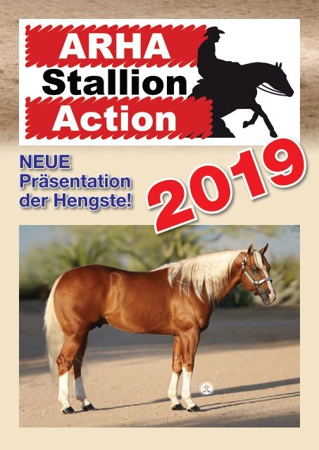 ARHA Stallion Aktion 2019 Katalog