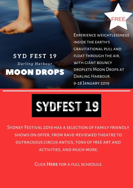 Summer School Holiday Guide 2018/19 Sydney City