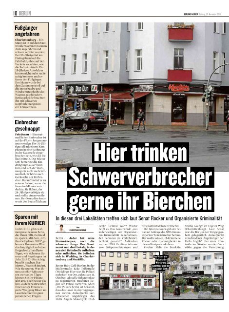 Berliner Kurier 25.11.2018