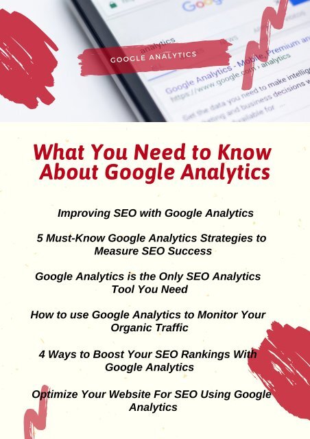 What You Need to Know About Google Analytics