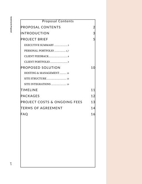 Web Proposal