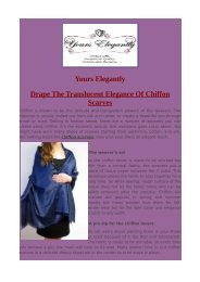 Drape The Translucent Elegance Of Chiffon Scarves