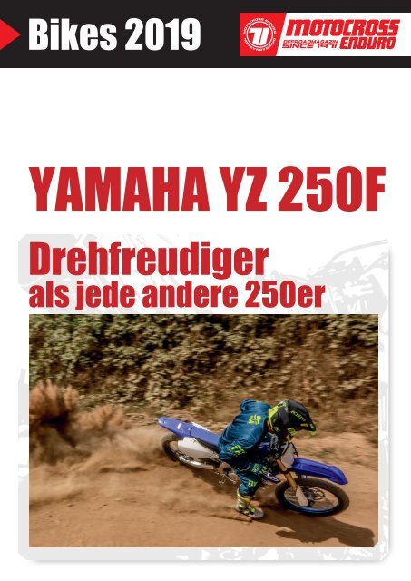 Yamaha YZ 250 F 2019