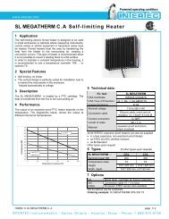 SL MEGATHERM C.A Self-limiting Heater