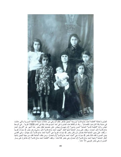 Pictorial Book: The Family of Sharif Hajji Taher Mohammad Ahmad Ahmad Mostafa Khalaf (Abu Othman). A Pictorial History Book of a Palestinian Family from Jaffa in the Twentieth Century. ISBN 978-9950-974-40-1.