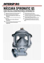 MÁSCARA SPIROMATIC QS CON VÁLVULA ... - Interspiro