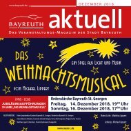 Bayreuth Aktuell Dezember 2018
