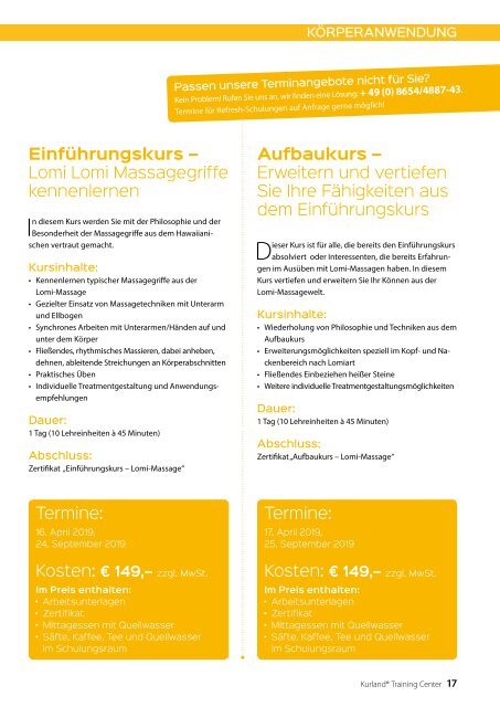 Ausbildungsprogramm 2019 DE