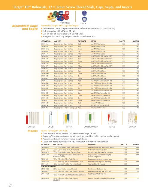 National Scientific 2008-9 Catalogue