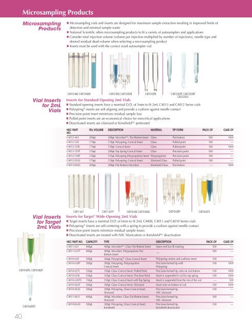 National Scientific 2008-9 Catalogue