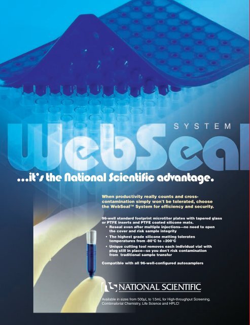 National Scientific 2008-9 Catalogue
