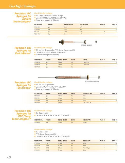 National Scientific 2008-9 Catalogue