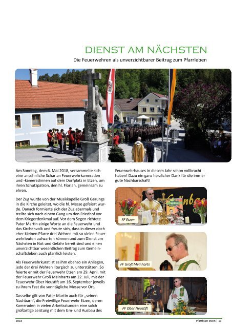 Pfarrblatt Etzen 2018