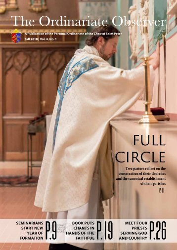 The Ordinariate Observer - Fall 2018