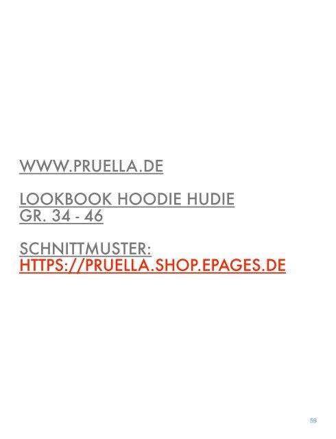 Prülla - Lookbook Hudie