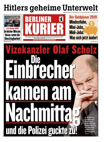 Berliner Kurier 27.11.2018
