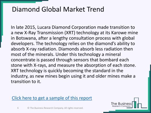 Diamond Gloval Market Report