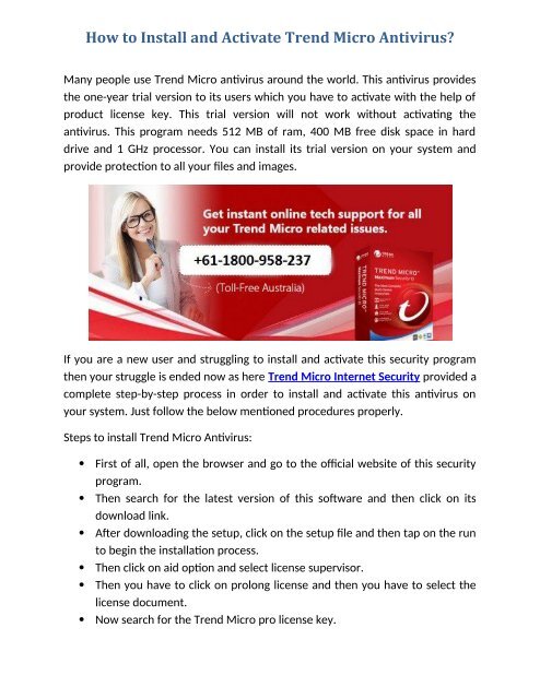 download trend micro antivirus for free