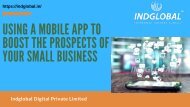 Using a Mobile App to Boost the Prospects of Your Small Business