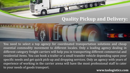 Transportation Management Services