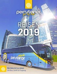 Pernsteiner Reisen - Reisekatalog 2019