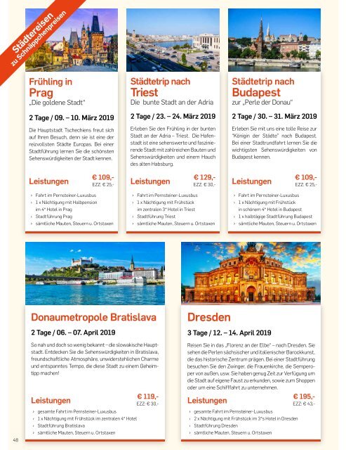 Pernsteiner Reisen - Reisekatalog 2019