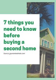 7 things you need to know before buying a second home