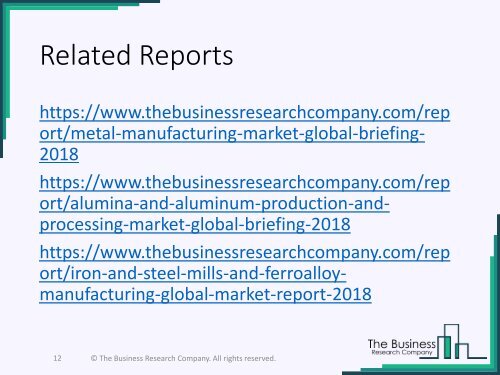 Arsenic Global Market Report 2018