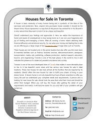 Real Estate for Sale in Toronto - ZLandZ
