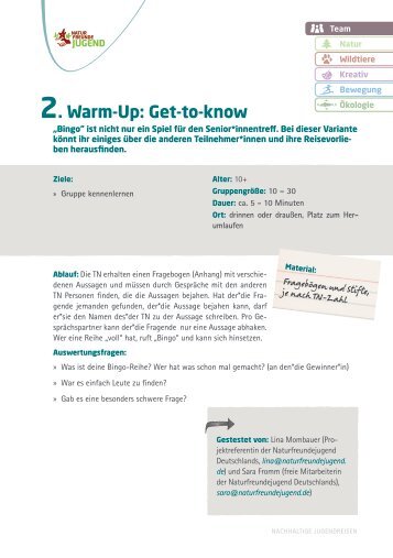 Warm-Up: Get-to-know